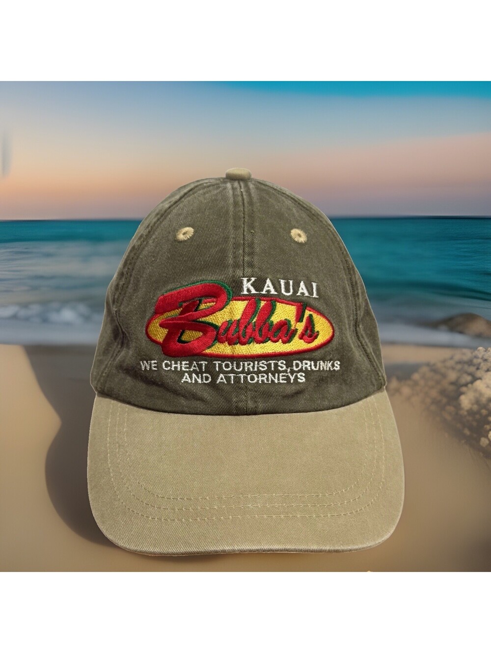 Bubba’s Kauai Hawaii We Cheat Baseball Cap Hat